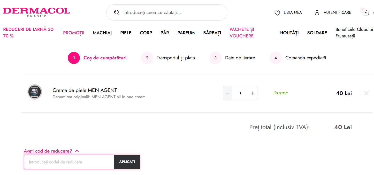 Cod reducere Dermacol