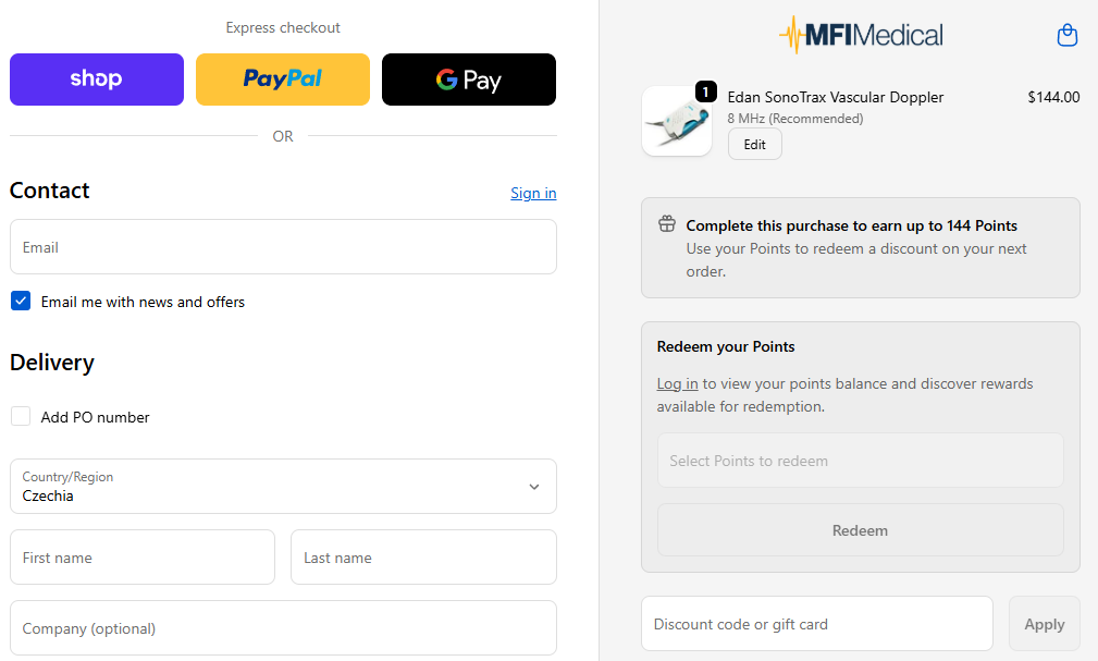 MFI Medical slevový kód