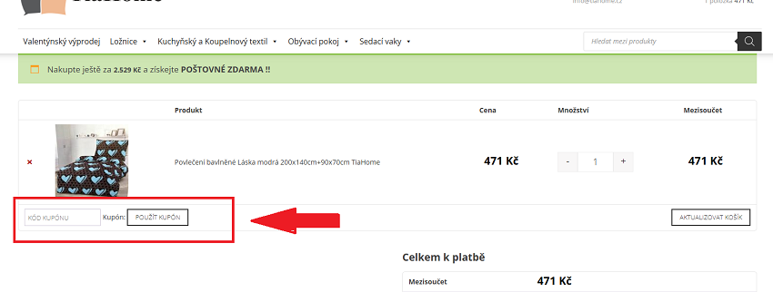 tiahome slevový kód