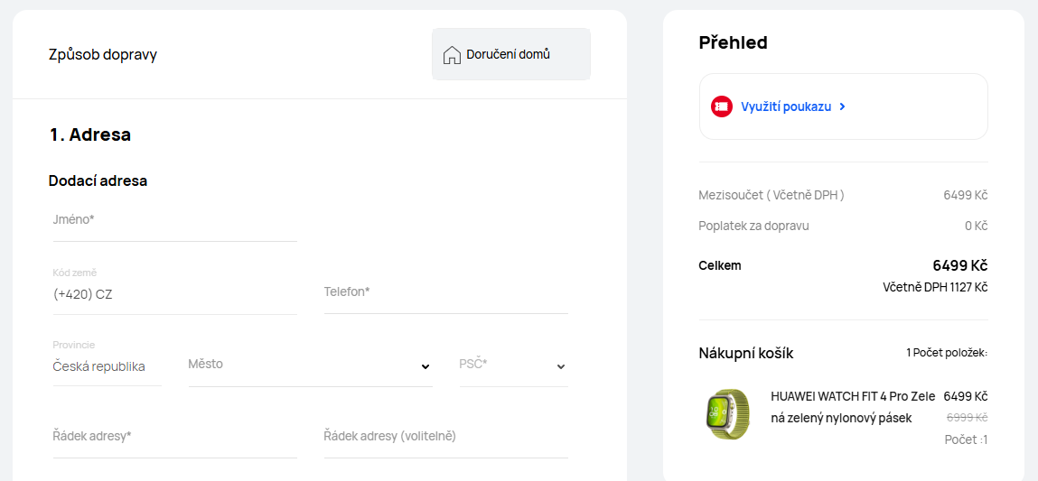 Huawei slevový kód