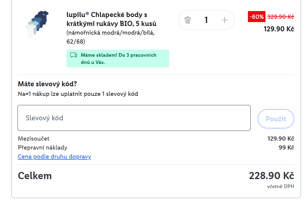 Lidl slevový kód