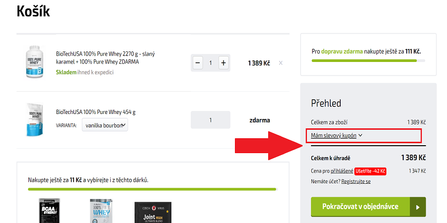 Fitness007 slevový kupon