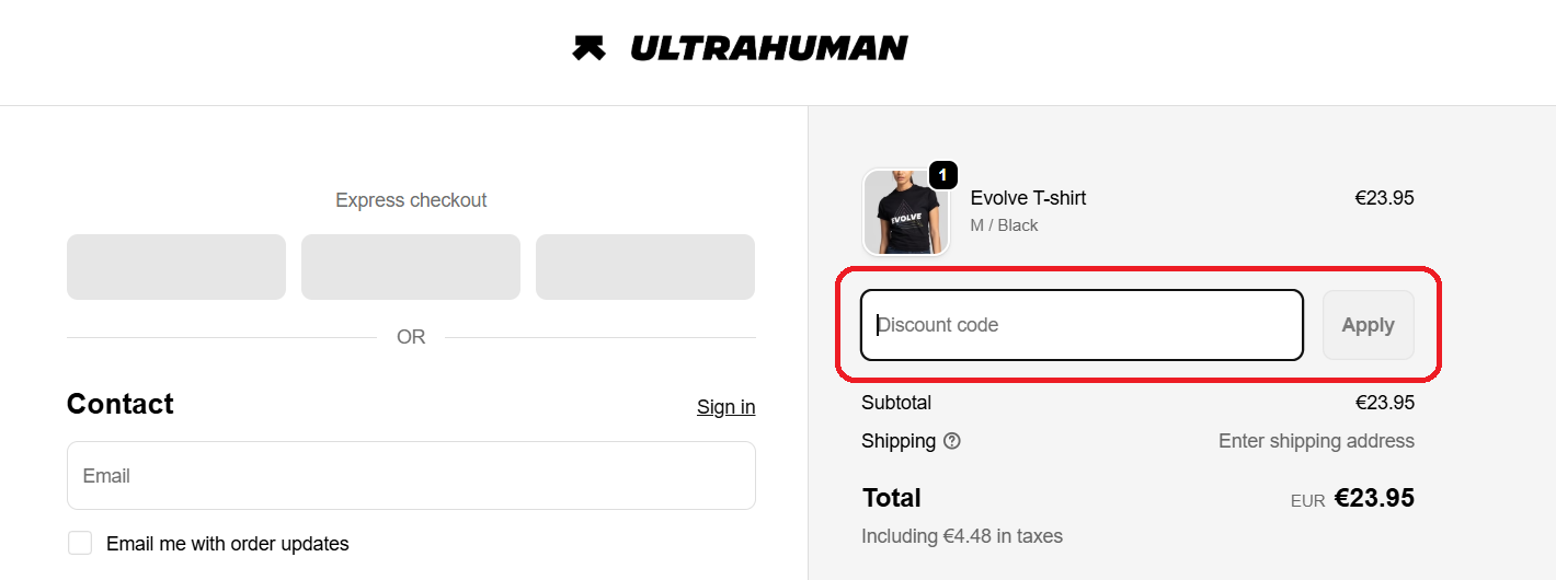 Cod reducere Ultrahuman
