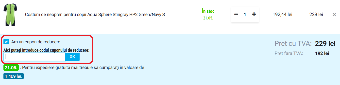 Cod reducere Swimaholic