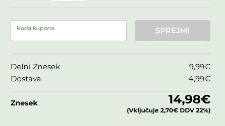 koda za popust BottegaVerde