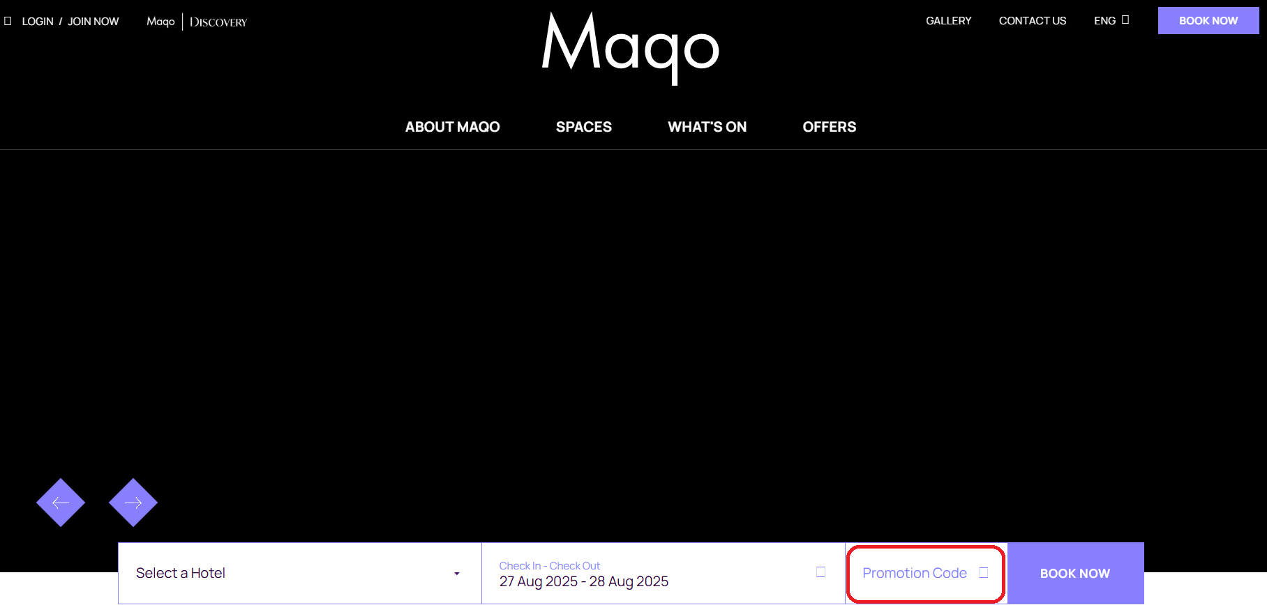 Cod reducere Maqo Hotels