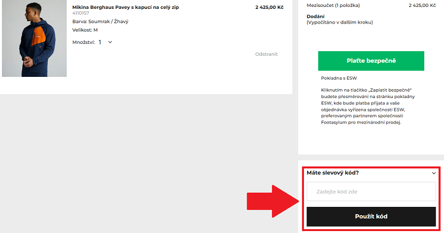 Footasylum košík