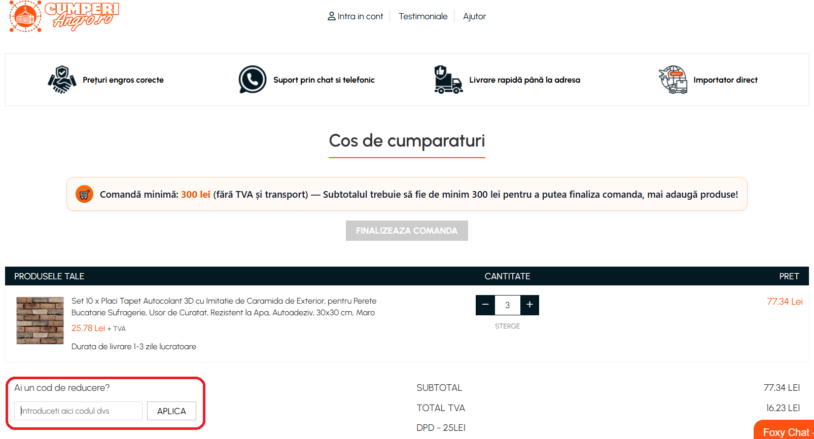 Cod reducere CumperiAngro