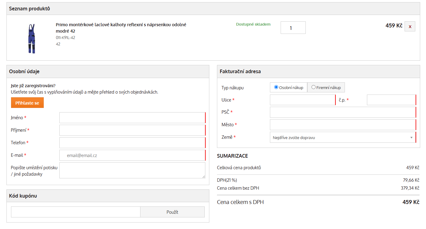 Korus e-shop slevový kód