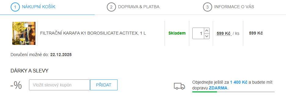 FiltryDoKonvice slevový kód
