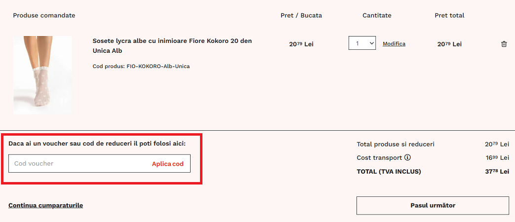 Cod reducere Sosetaria