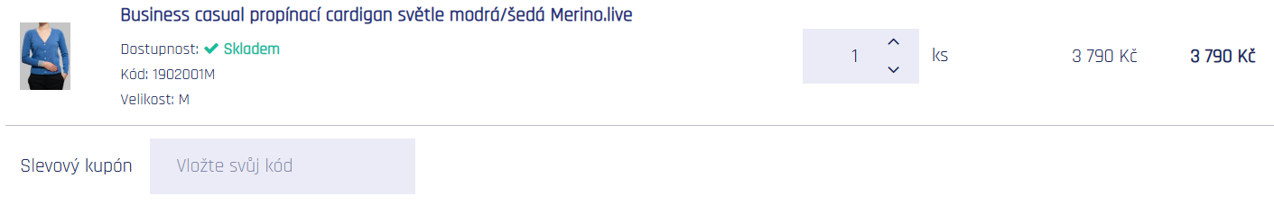 Merino.live slevový kupón