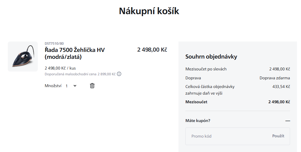 Philips Home Appliances slevový kód