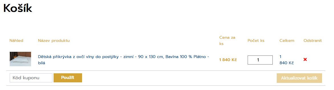 Přikrývky-obchod slevový kód