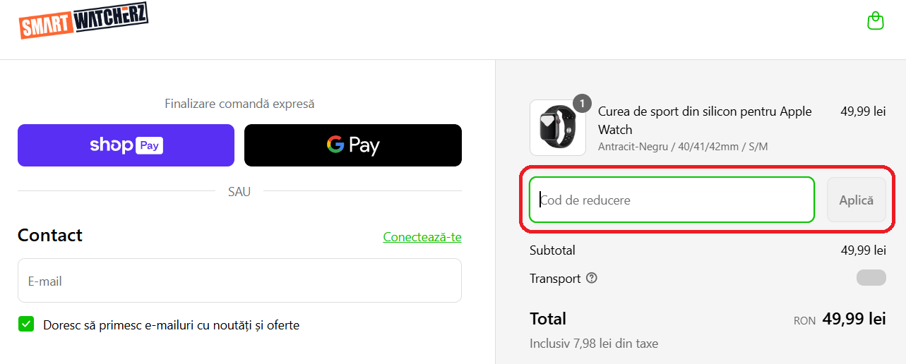 Cod reducere Smartwatcherz