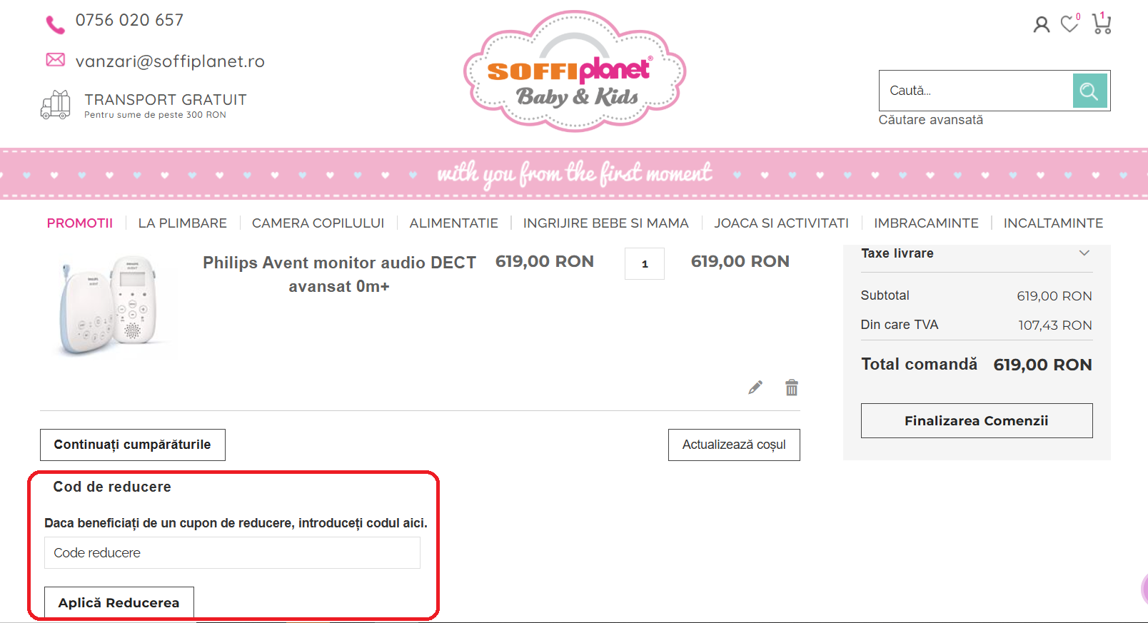 Cod reducere SoffiPlanet