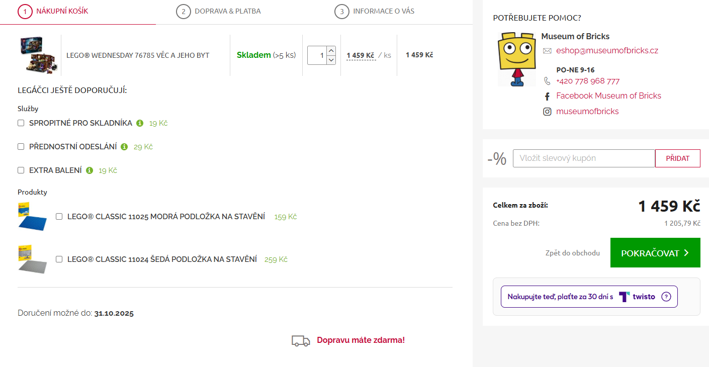 Museum of Bricks slevový kód