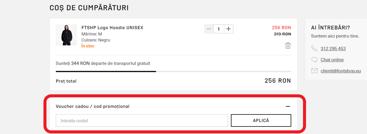 Cod reducere Footshop