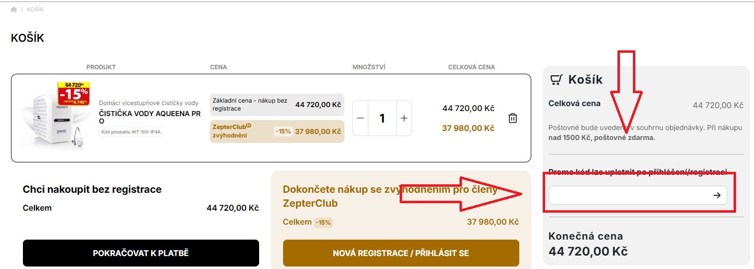 Zepter slevový kupon