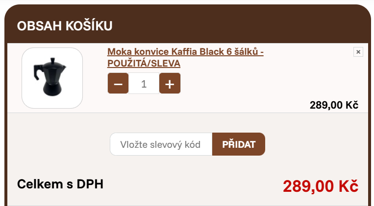 Gourmet Káva košík
