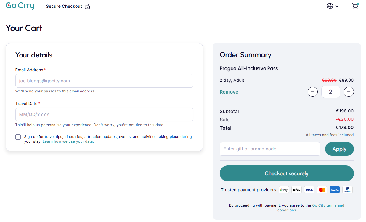 Go City slevový kód