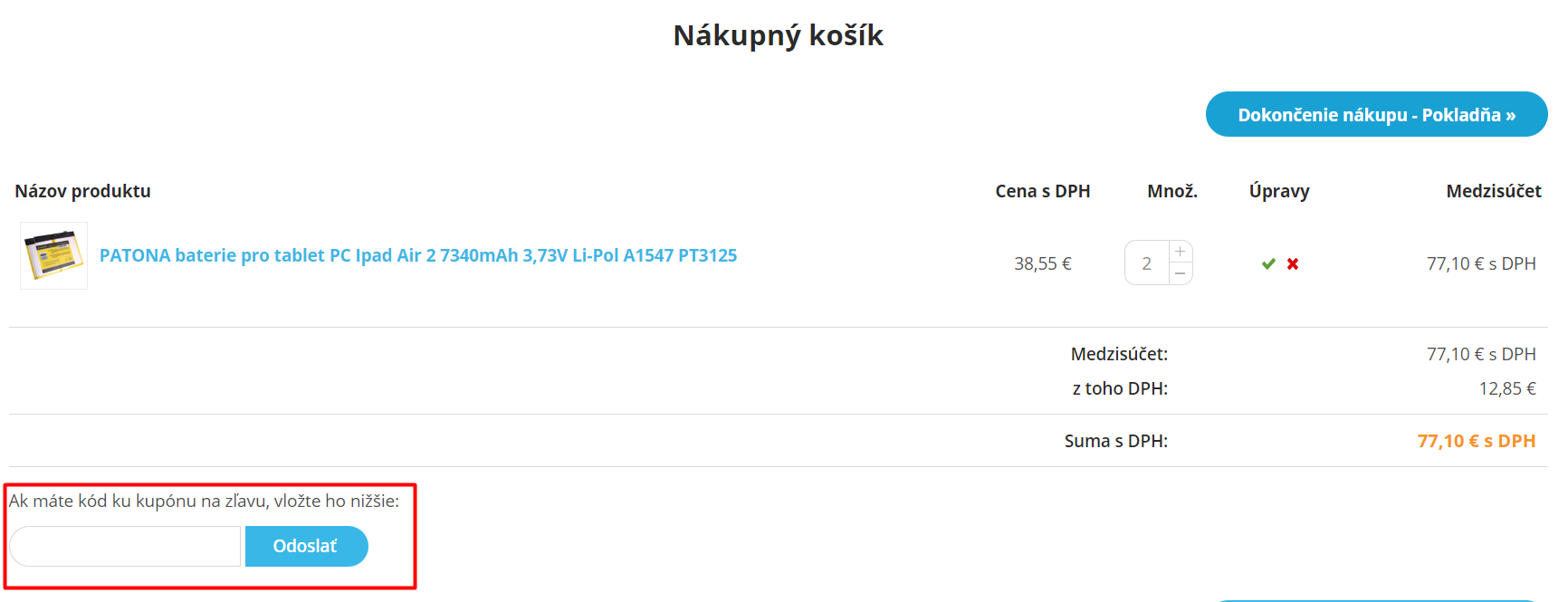 Gigastore zľavový kód