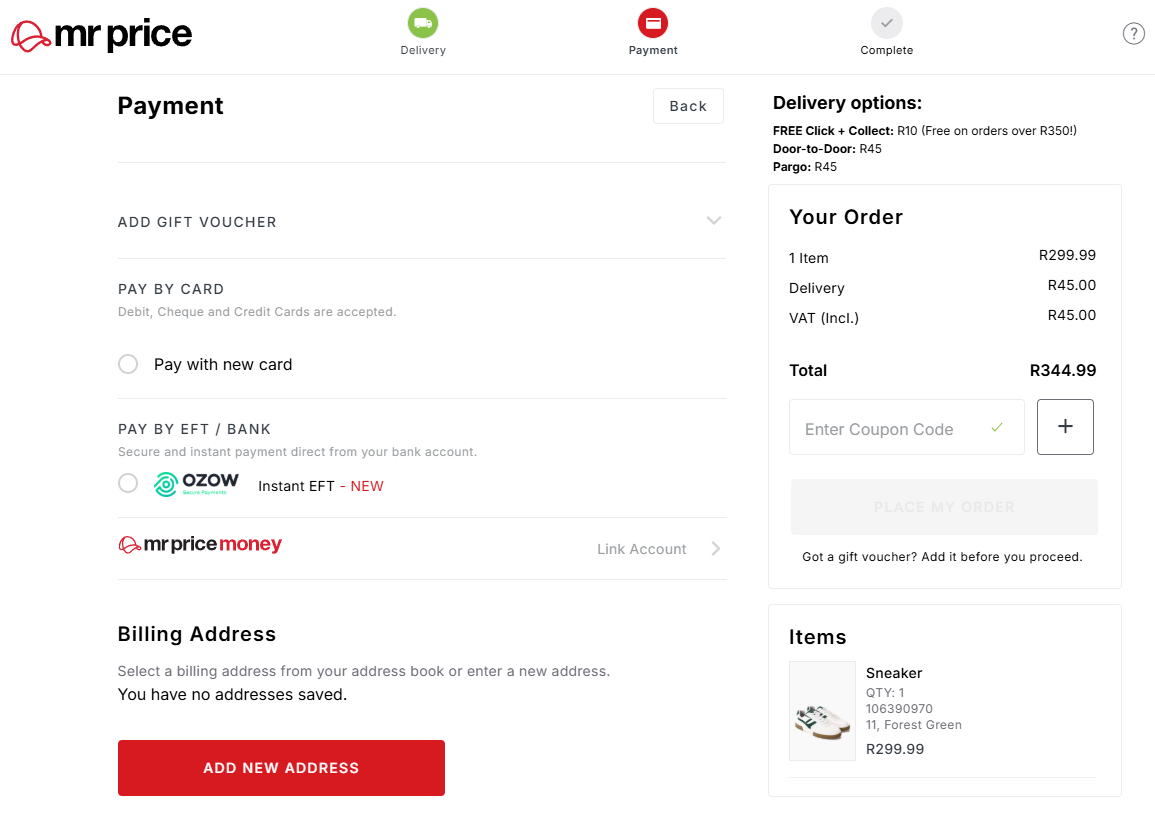 Mr Price slevový kód