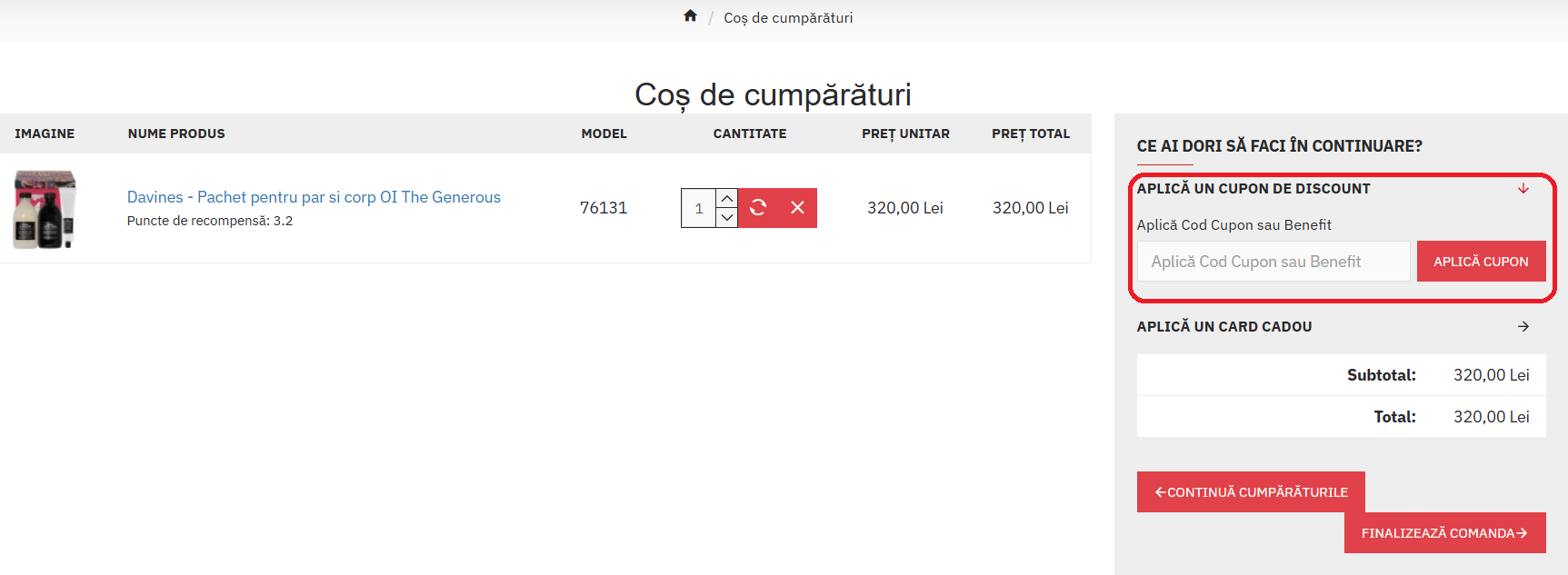 Cod reducere Haircare