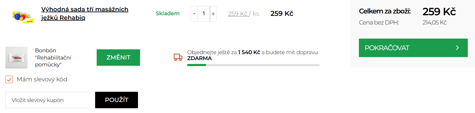 Rehabilitační pomůcky košík