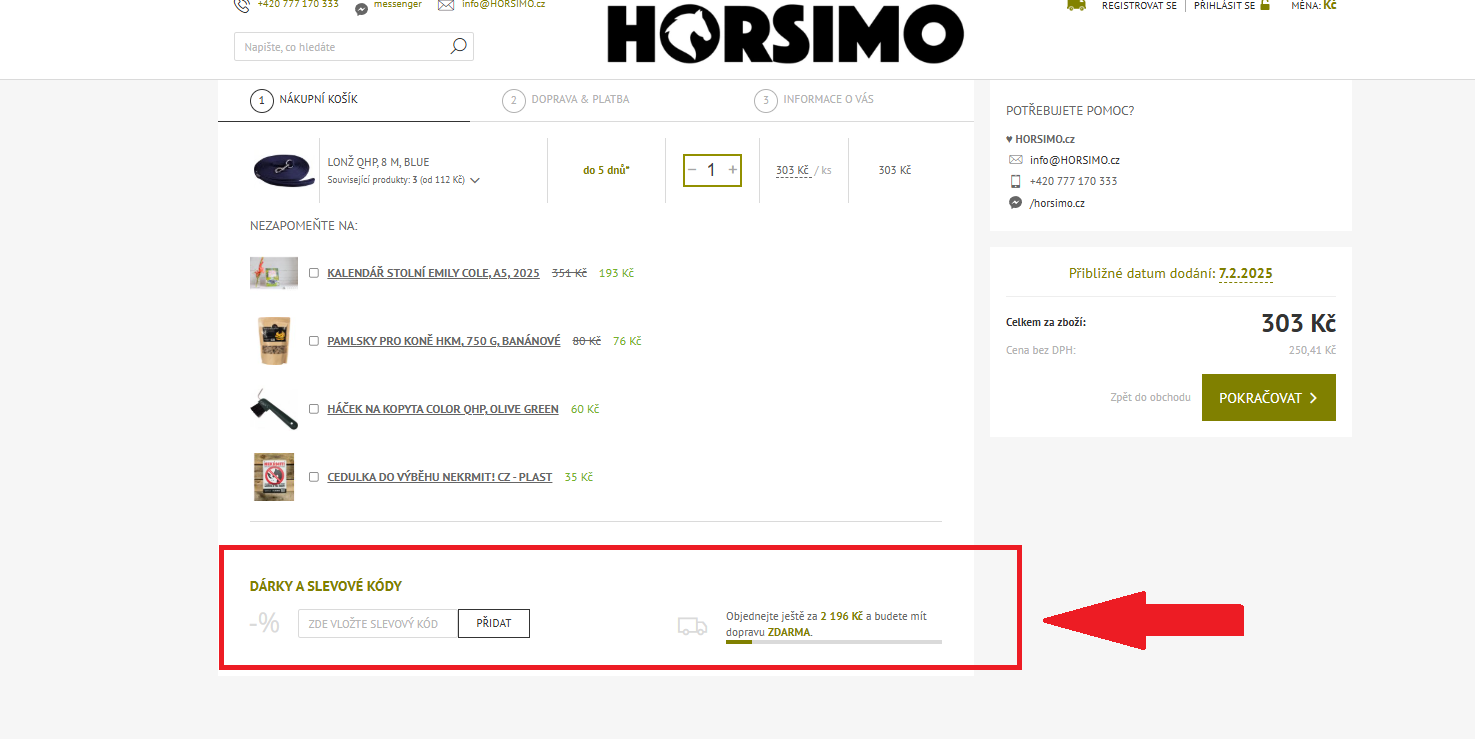 horsimo slevový kód