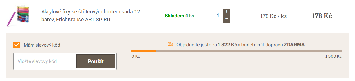 Výtvarný-shop.cz košík