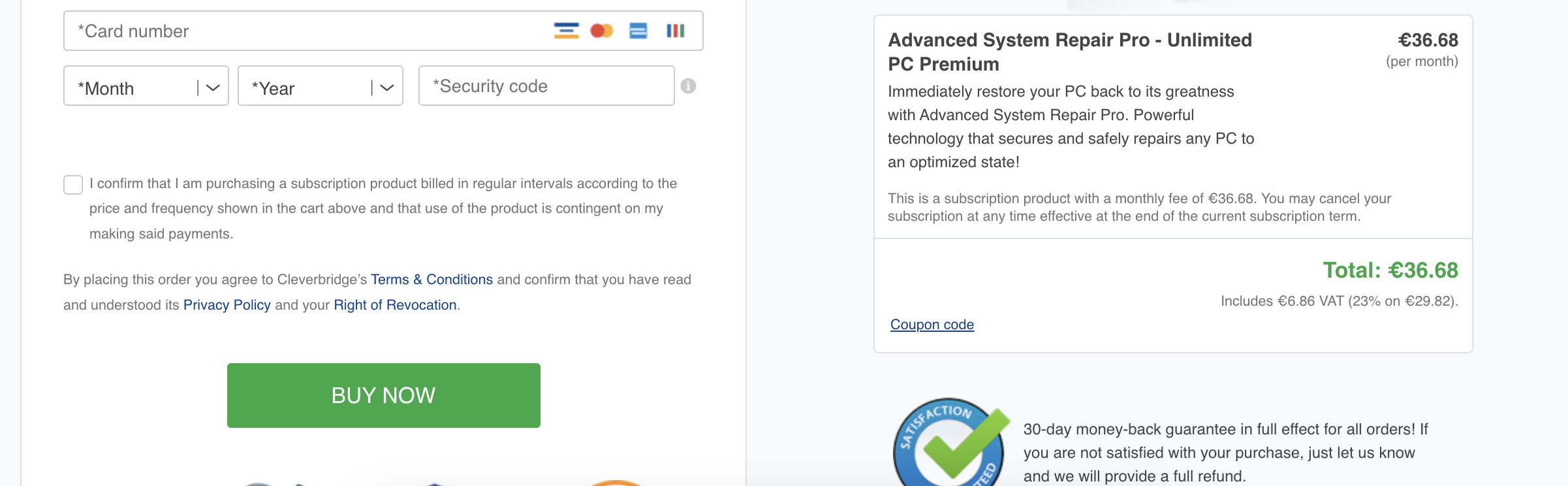AdvancedSystemRepair kupon