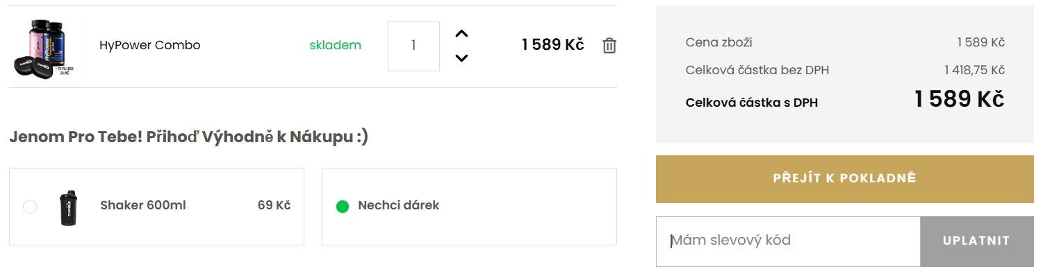 Capsle košík