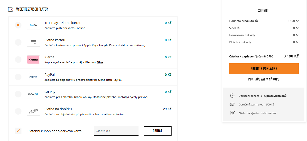 Sizeer slevové kódy