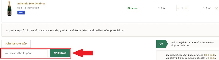 Osobní vinotéka košík