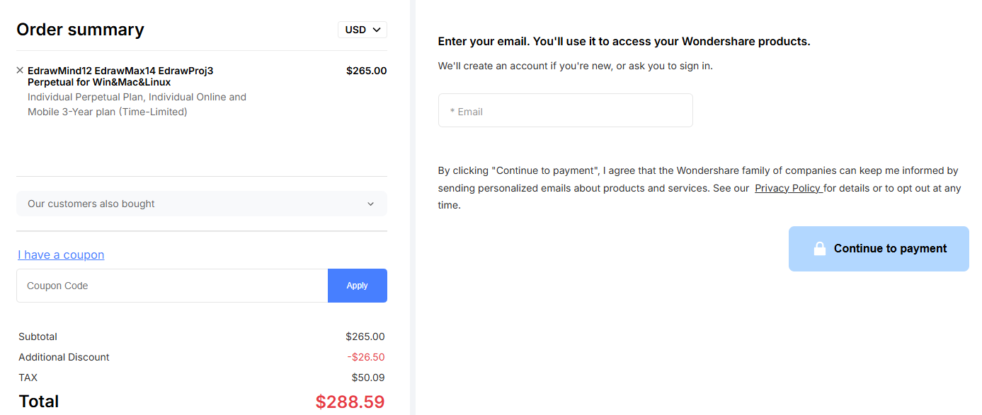  Edrawsoft slevový kupon