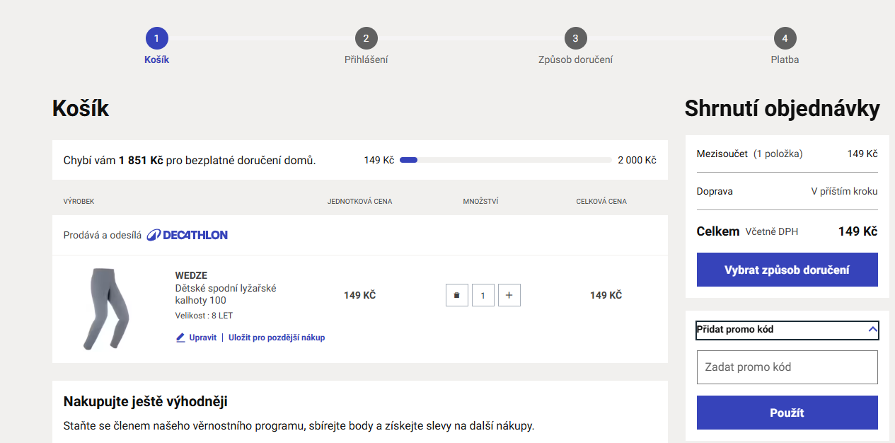 Decathlon slevový kód