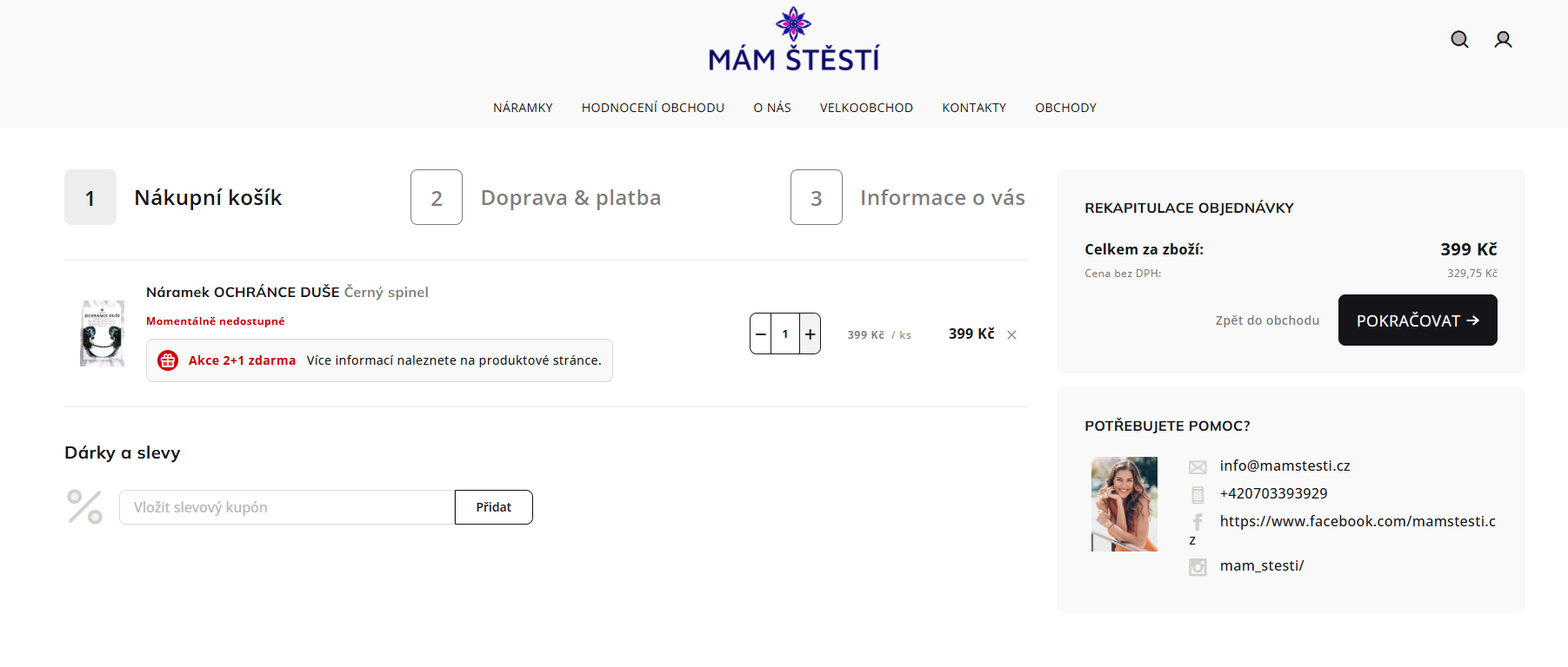 Mám štěstí slevový kód