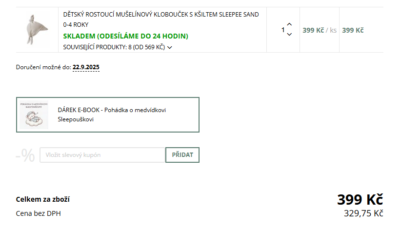 Sleepee slevový kód