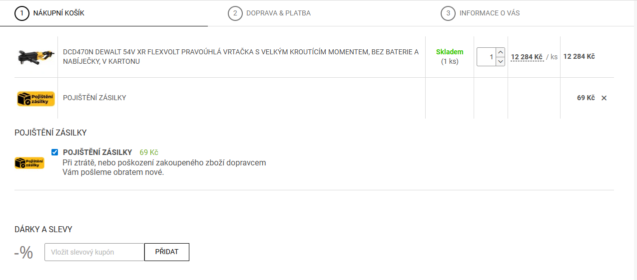 Dewalt-Morava slevový kód