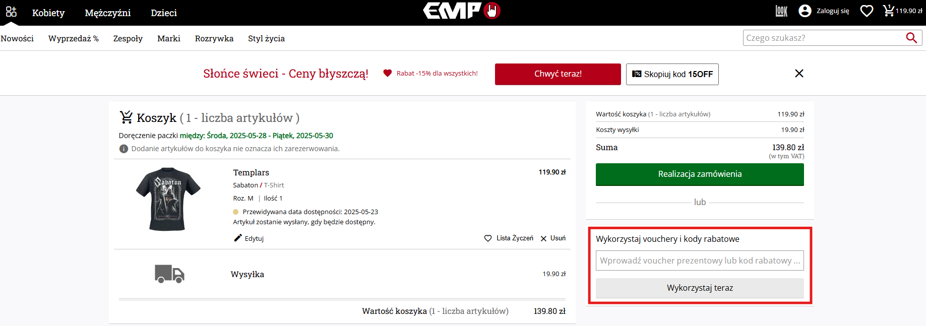 EMP Shop kod rabatowy