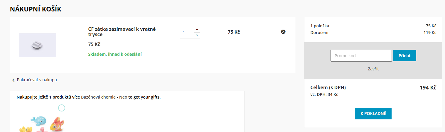 Plavte slevový kód