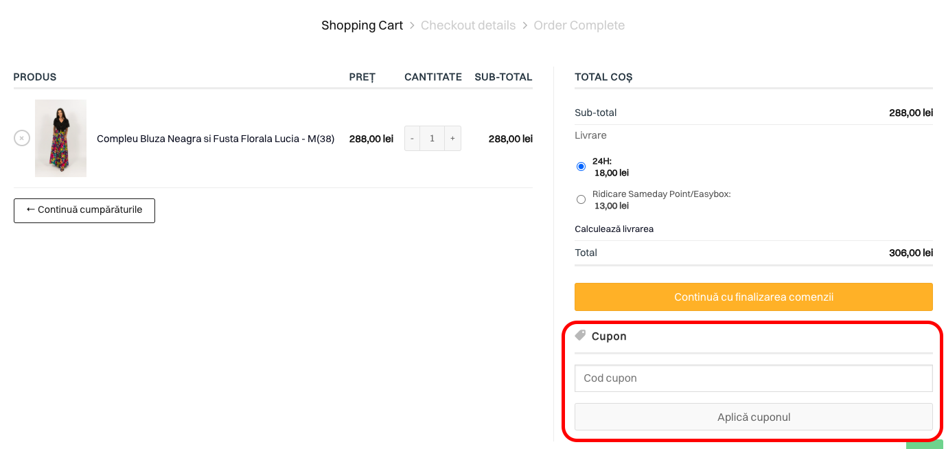 Cod reducere Gorgeaux