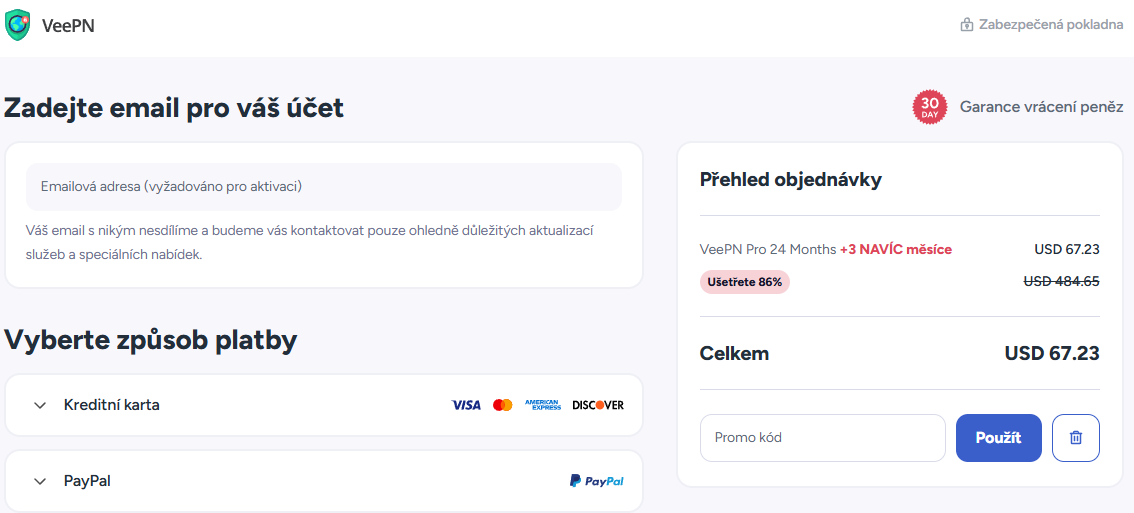 VeePN slevový kód