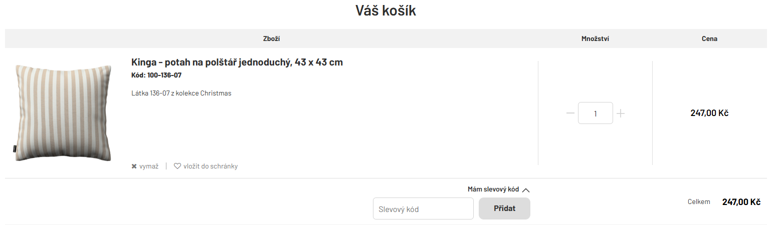 Dekoria slevový kód