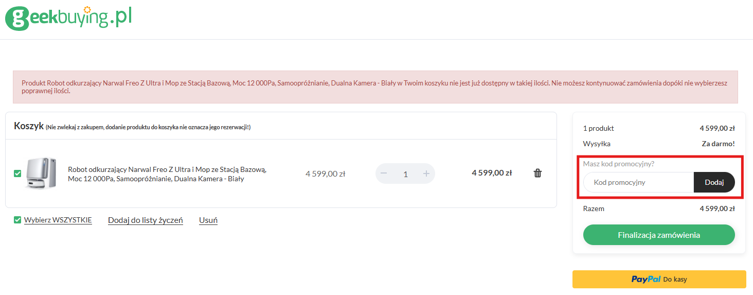 geekbuying kod rabatowy