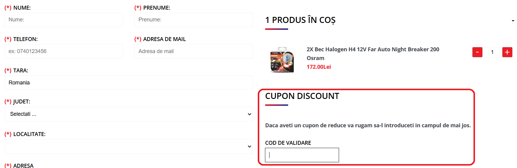 Cod reducere CarSupreme