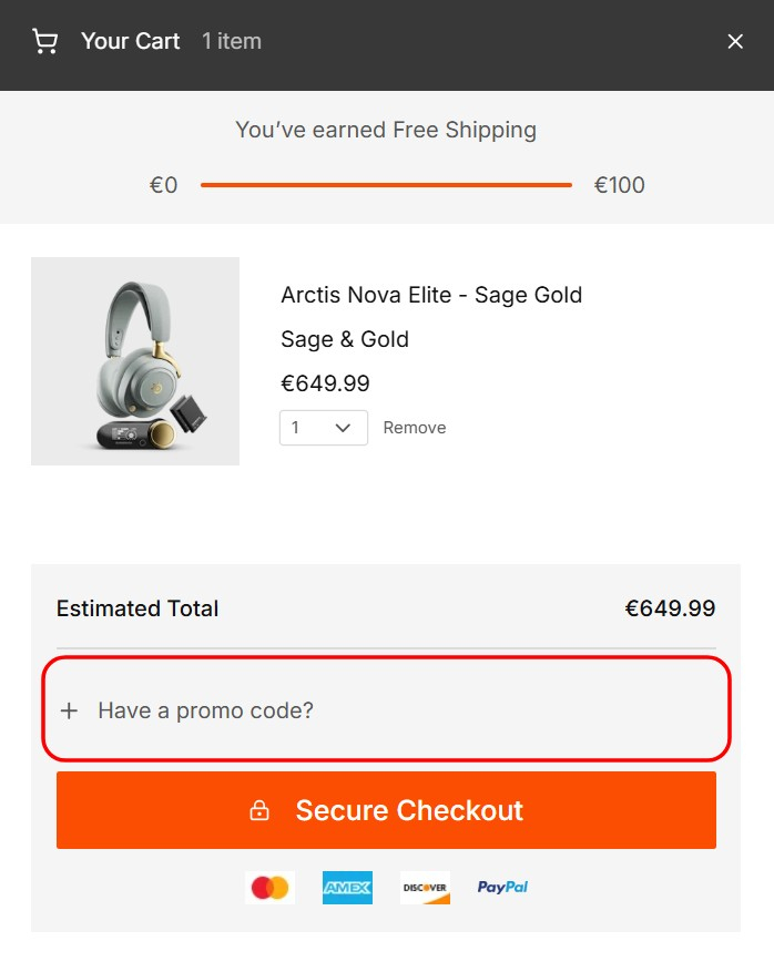 steelseries promo code