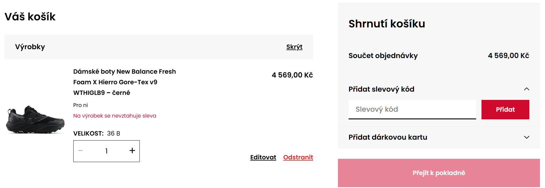 NewBalance slevový kód