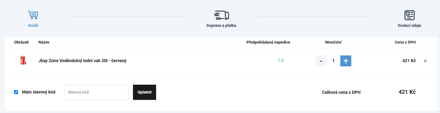 ACRA sport slevový kód